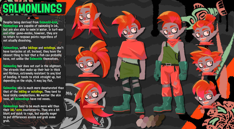 Salmonlings (concept art and bio) | Dec 2022