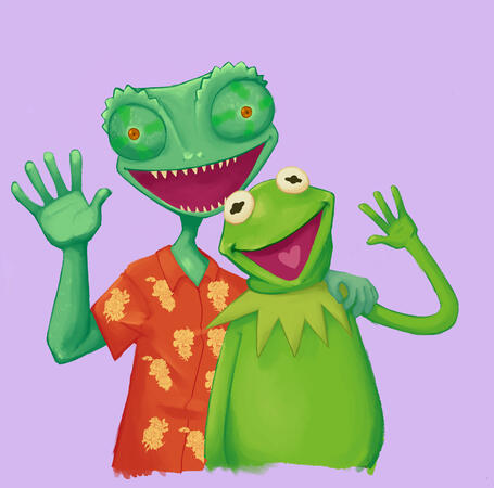 Rango and Kermit :D | Dec 2023